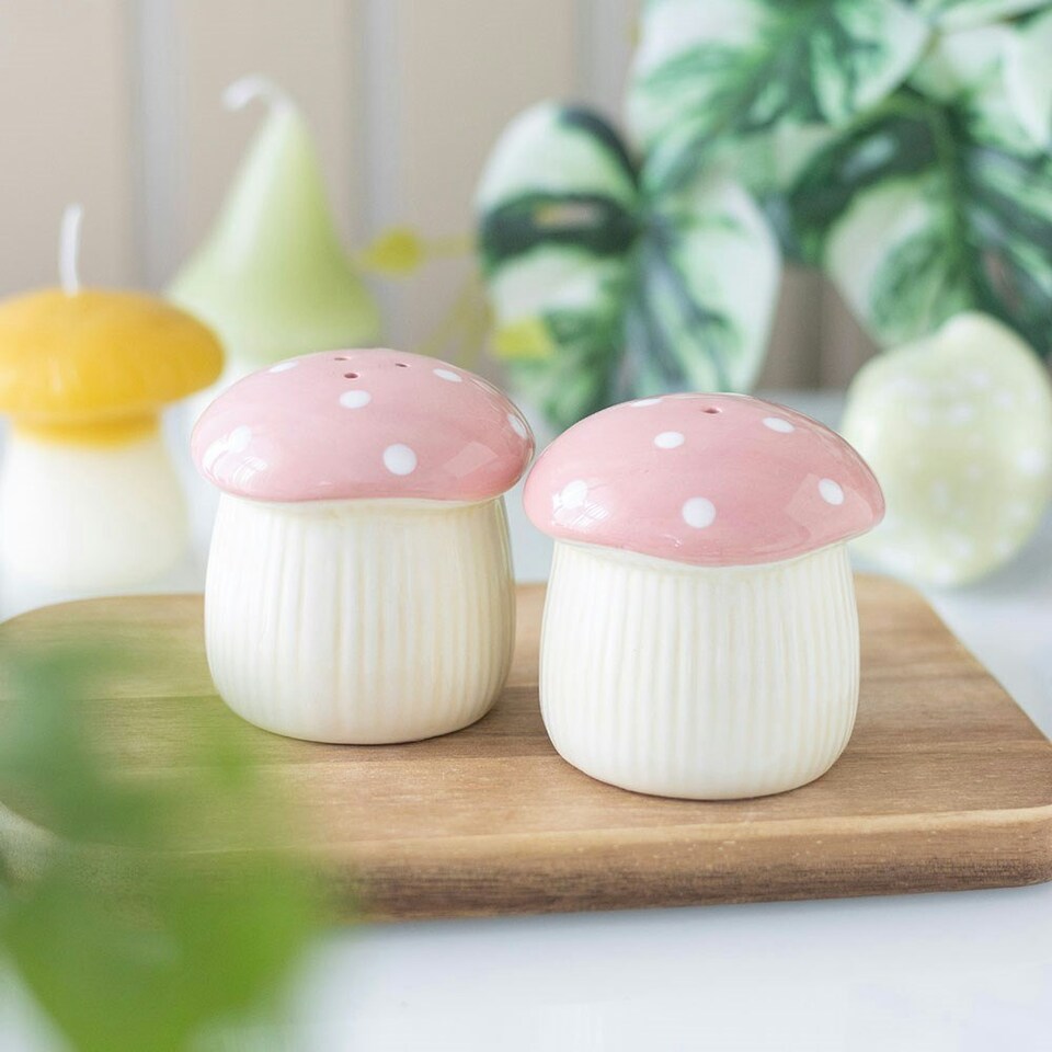image 1 of Mushroom Salt and Pepper Shakers