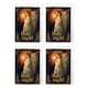 image 1 of Christmas Angel Cards Pack of 4 Holy Night Nativity Festive Greeting Cards