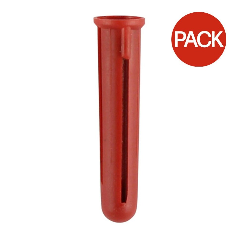 image 1 of Securfix Standard Wall Plugs (Pack of 1000) - Red - One Size