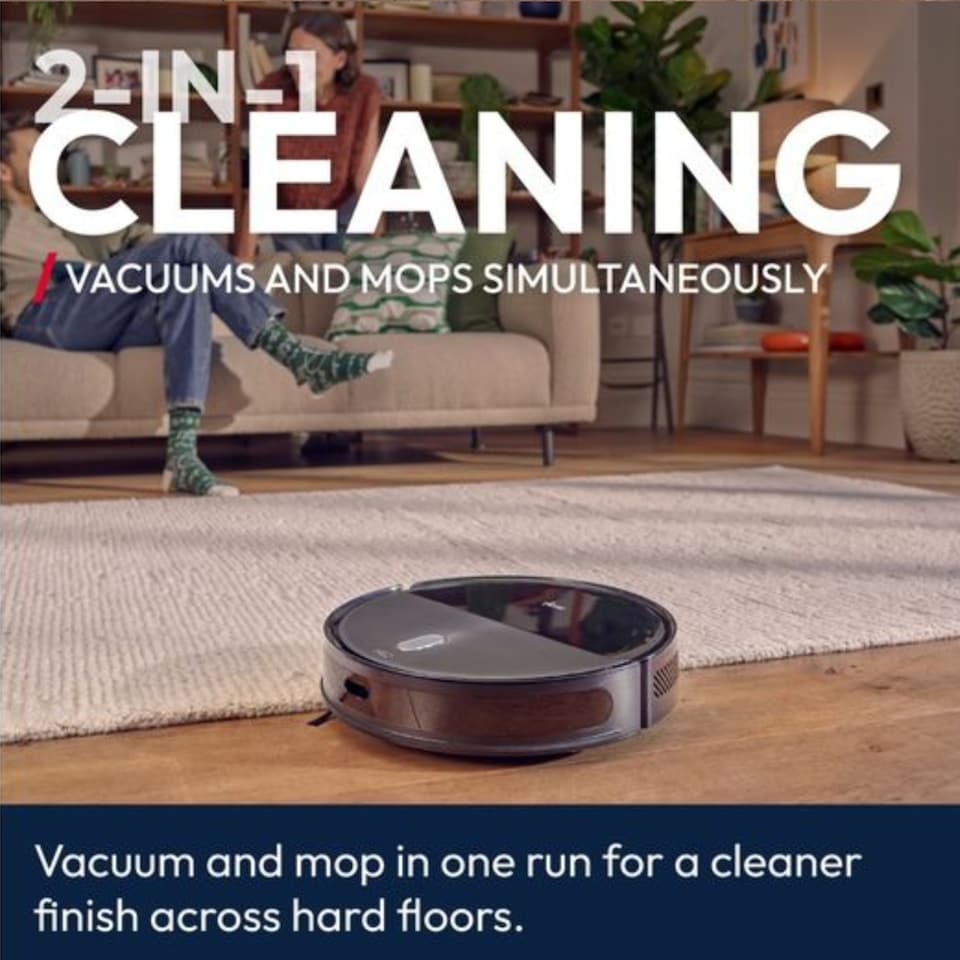image 1 of HOOVER HG2 Turbo Slim Hydro Pro Robot Vacuum Cleaner Black