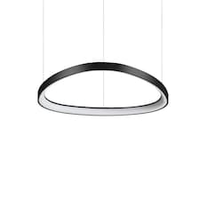 Gemini LED Decorative Integrated Pendant Light Black, 3000K