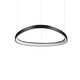 image 1 of Gemini LED Decorative Integrated Pendant Light Black, 3000K