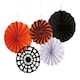image 1 of Pack of 5 Halloween Hanging Paper Decorations