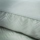 image 3 of Portfolio Home Antibes Chevron Waves Soft Easy Care Bed Linen Bedding Duvet Cover Set Silver | Super King