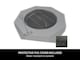 image 6 of Field & Flame Rhoda Wood Burning BBQ Fire Pit in Concrete Grey