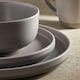 image 3 of Barbary & Oak Avena 16 Piece Dinnerware Set Grey