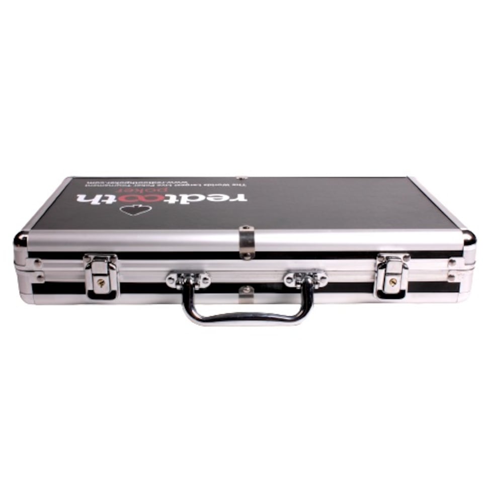 image 1 of Redtooth Poker Empty Wooden Poker Chip Case - Holds up to 300 Pieces