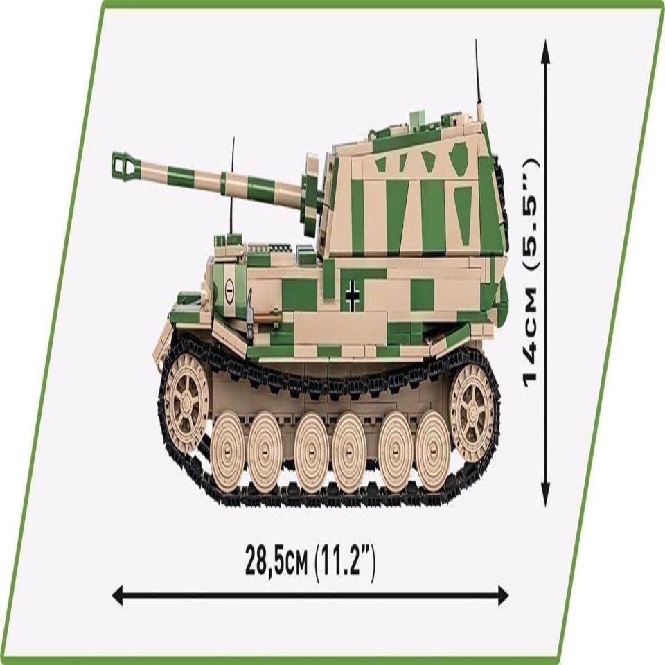 image 1 of Cobi 2583 - World War II - S.D.KFZ. 184 Ferdinand 1268 pcs