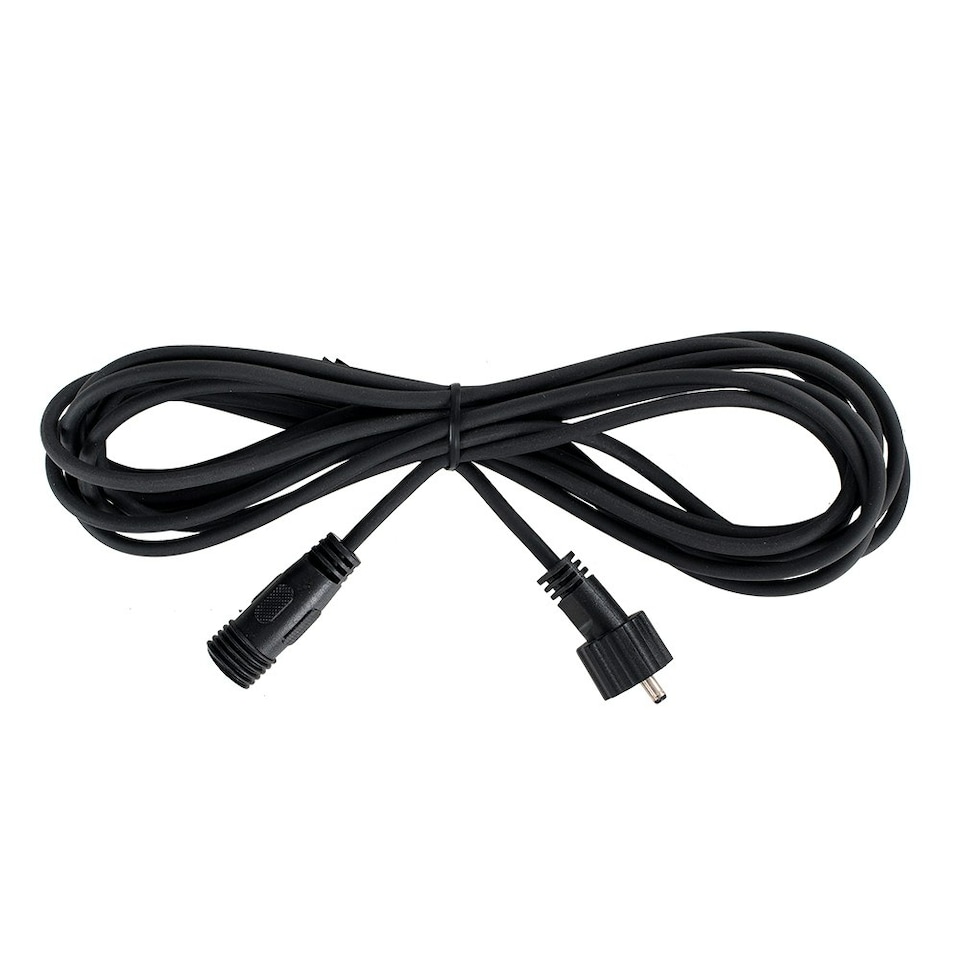 image 1 of ValueLights Black Outdoor Decking Cable For 40mm Decking Lights