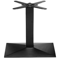 Aksam Cast Iron Rectangular Table Base Black Black