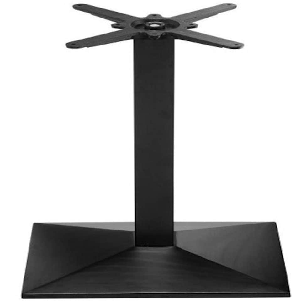 Aksam Cast Iron Rectangular Table Base Black Black