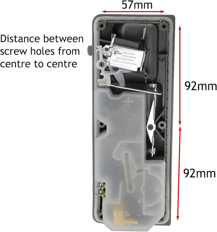 image 1 of SPARES2GO Detergent Drawer / Rinse Aid Tray compatible with Smeg Dishwasher