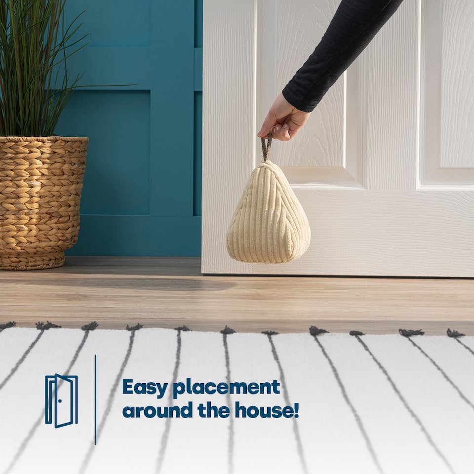 image 1 of Weighted Door Stopper Pear