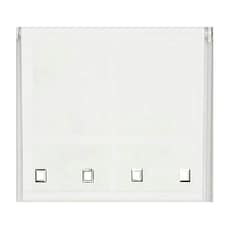 150cm White Square Eyelet Edge Roller Blind | White | White