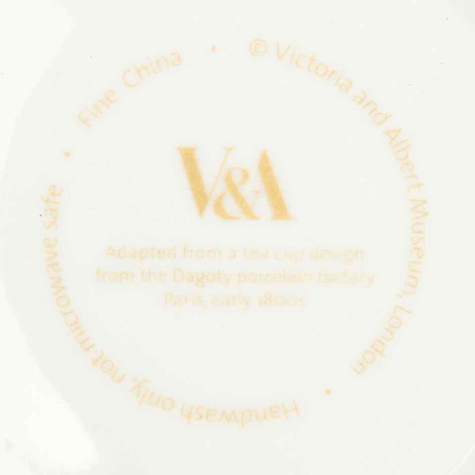 image 1 of V&A Set of 4 Duchesse Mugs Cream | Cream | 4