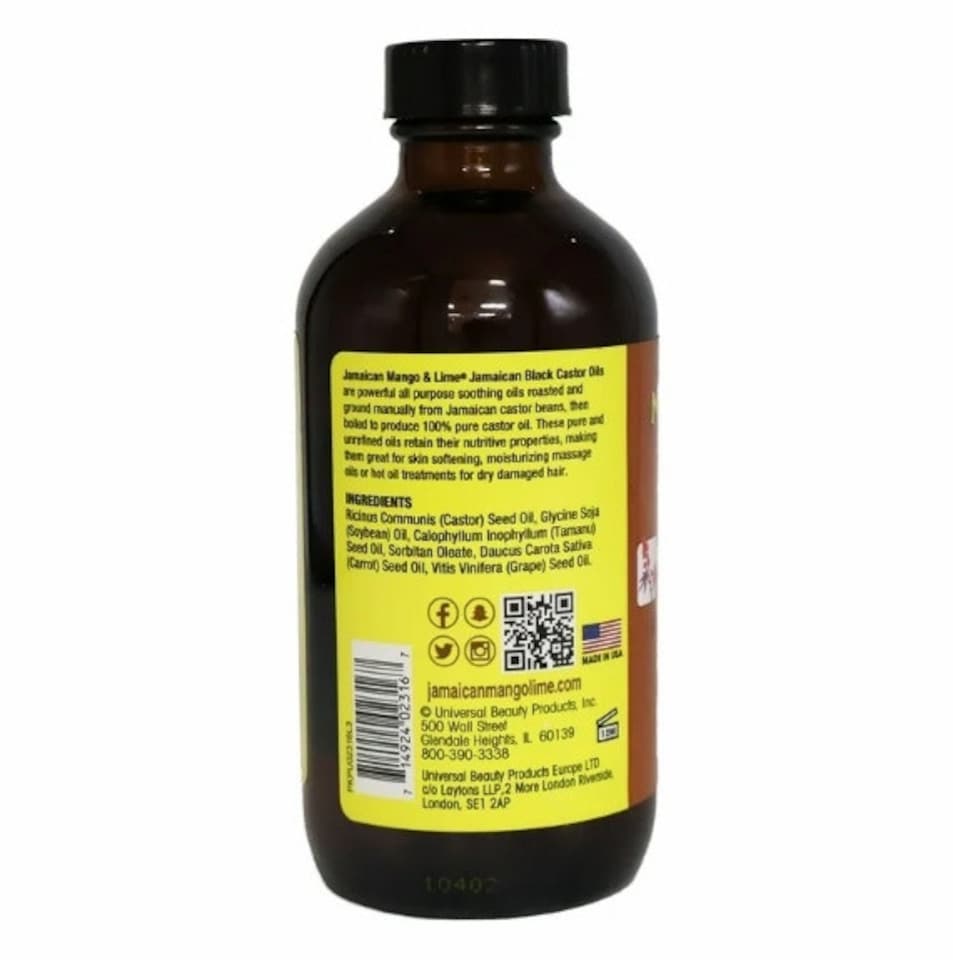 image 1 of Jamaican Mango & Lime Original Black Castor Oil 8oz
