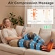 image 3 of HOMCOM Leg Massagers for Pain and Circulation, Foot Massager with Heat