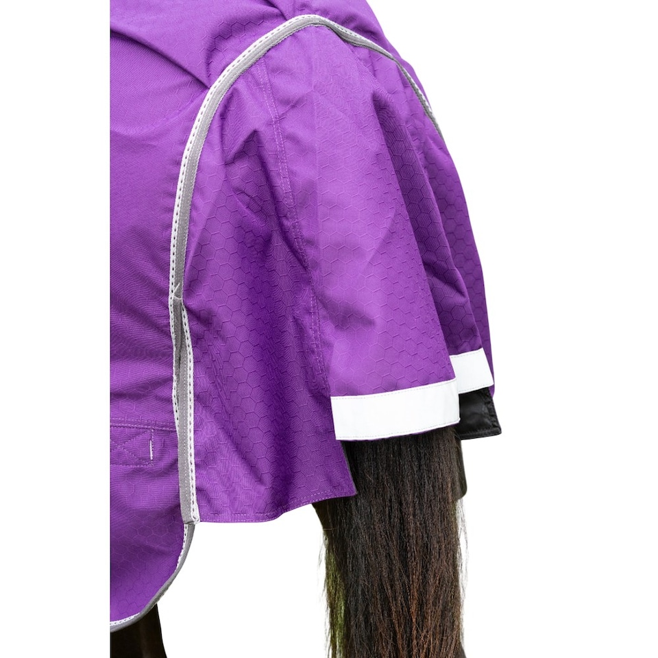 image 1 of Hy DefenceX Shield Detachable Neck Horse Turnout Rug | Purple | Purple | 7Ft | 1