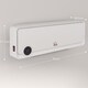 image 5 of HOMCOM Wall Downflow Heater 2 Heat and Fan 1000W2000W, Electric Space Heater with Timer Remote Oscillating, for Bedroom Home Office, White