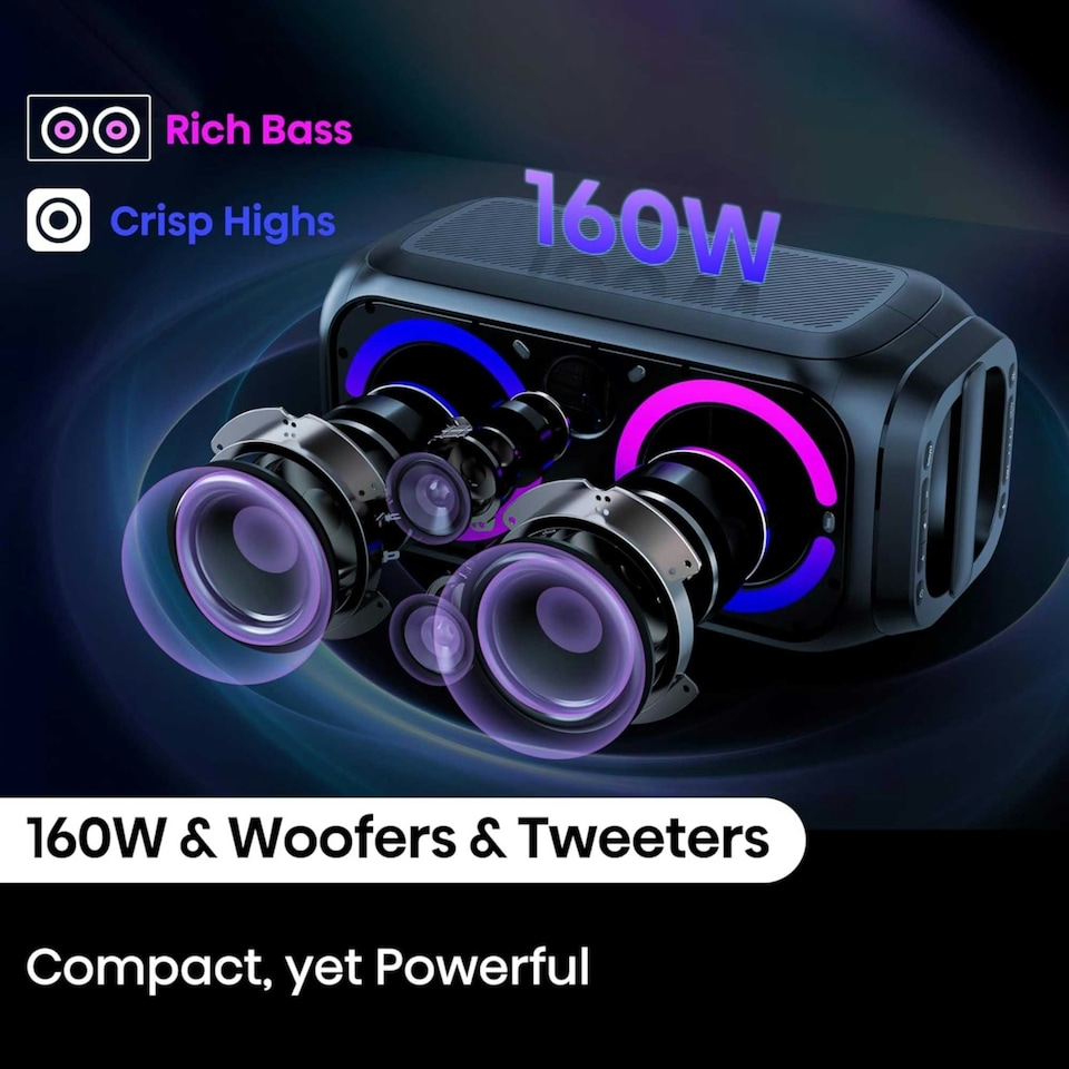 image 1 of Hisense Bluetooth Speaker PARTYROCKET-160