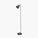 image 6 of Black and Brushed Brass Task Floor Lamp Black | Gold