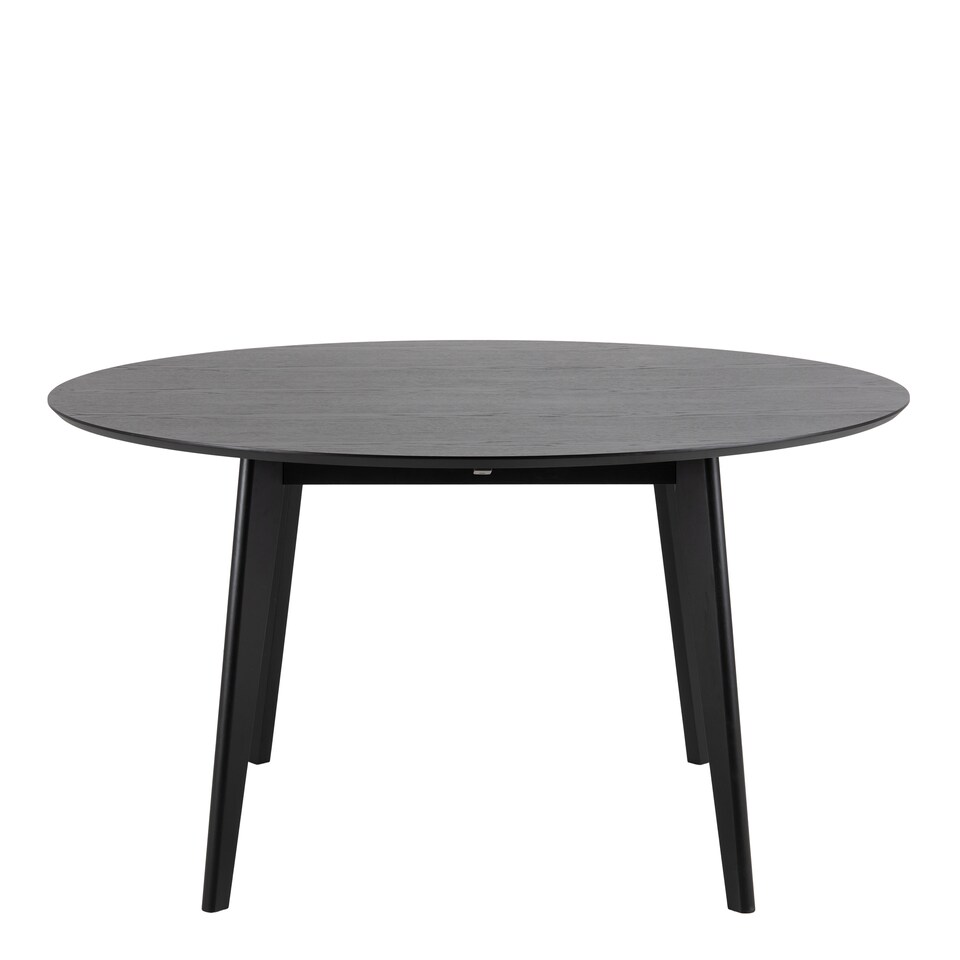 image 1 of Roxby Round Dining Table in Black 140x76cm