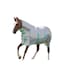 image 2 of Tempest Mesh Summer Horse Fly Rug | White | White/Grey/Aqua Blue | 60in | 1