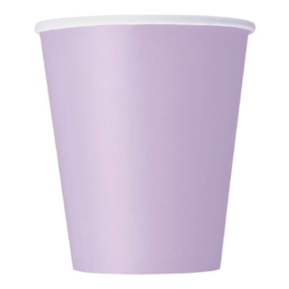 Lilac Paper Cups 270ml - Pack of 14