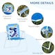 image 5 of Outsunny Kids Foldable Four-Piece Garden Set w/ Table, Chairs, Umbrella - Blue