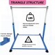 image 4 of Gymnastics Horizontal Kip Bar Home Gym Adjustable Height For Children Kids Blue