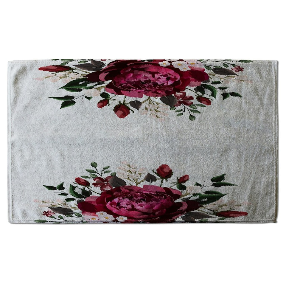 image 1 of Open Roses (Kitchen Towel)