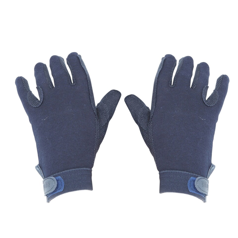 image 1 of Shires Unisex Adult Newbury Gloves - Navy - XL Blue | XL