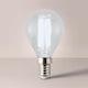 image 3 of ValueLights 4 Pack Filament E14 Clear Glass Golfball Light Bulbs | Clear