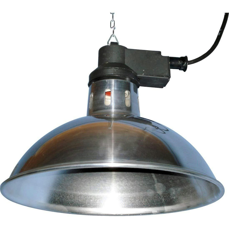 Intelec Traditional Infra-Red Lamp - Silver - 11.7in