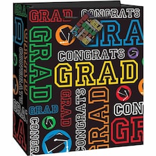 Unique Party Graduation Gift Bag - Multicoloured - M