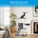 image 7 of Milo & Misty Cat Tree Multilevel with Scratching Posts 146cm