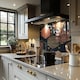 image 2 of Hexagons Splash Back | White