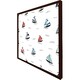 image 2 of Red & blue sailboats (Picture Frame) Black | L
