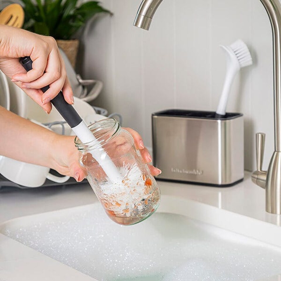 image 1 of KitchenAid Two Piece Cleaning Brush Set