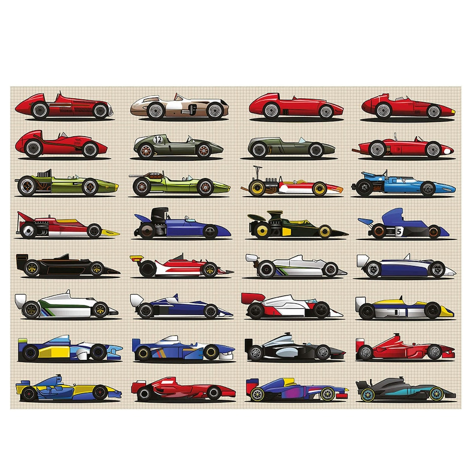image 1 of Coach House Partners Grand Prix Racing Cars 1000 Piece Jigsaw