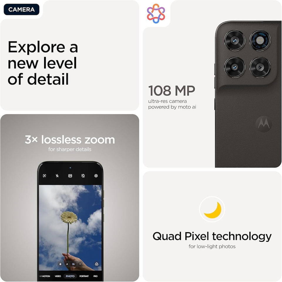 image 1 of Motorola  G77 5G XT2621 8GB / 256GB Black Olive