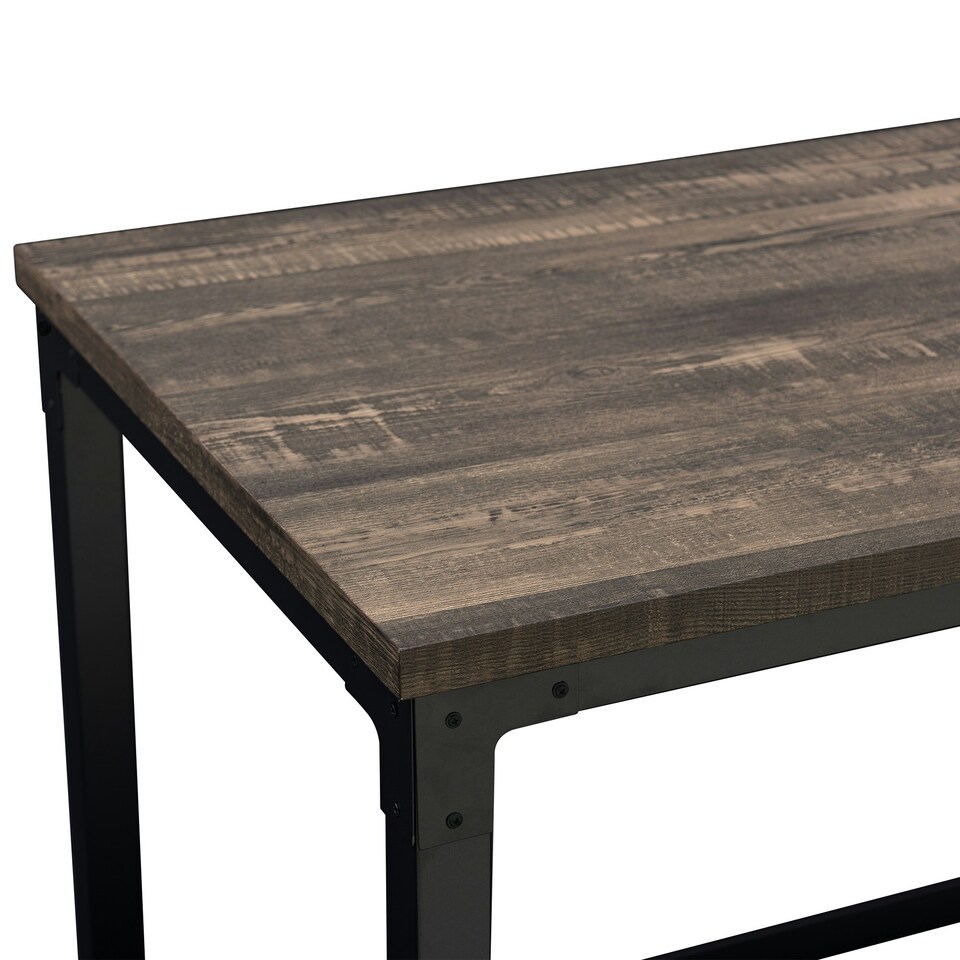 image 1 of Sunjoy Studio Space Hammerstein Desk Black | wood grain