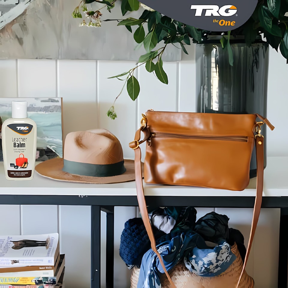 image 1 of TRG Leather Balm - Deep Conditioning Nourishment and Protection 125ml | Brown | Medium Brown