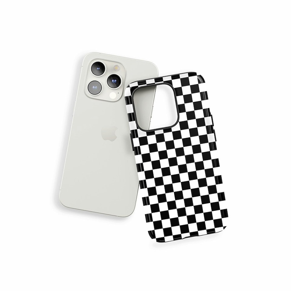 image 1 of Mono Checkerboard Phone Case | Black | iPhone 16 Pro Max
Slim | iPhone 16 Pro Max
Slim