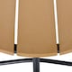 image 6 of Outsunny Round Outdoor Side Table Adjustable Leg Pads Natural Wood & Black | Brown | Natural wood and black | 49 x 49 x 48 cm