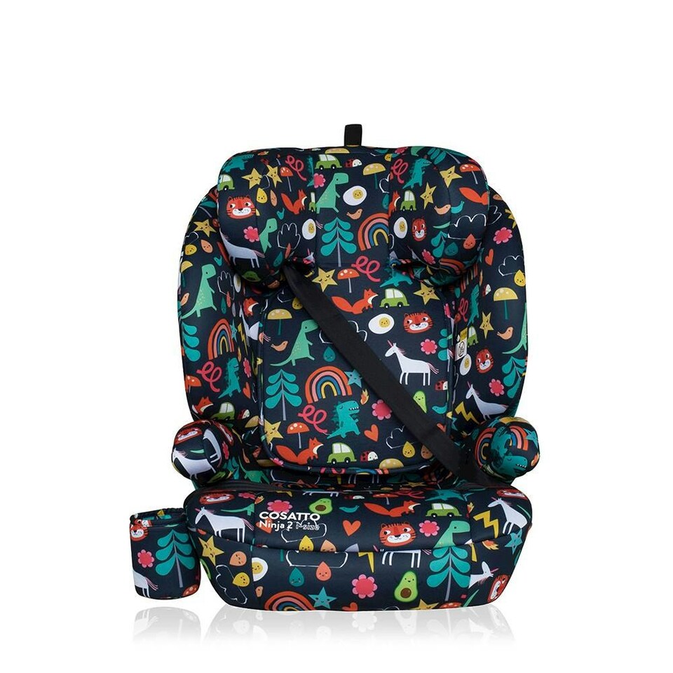 image 1 of Cosatto Ninja 2 iSize Car Seat High Back Booster - Suitable from 100cm-150cm, Forward Facing, ISOFIX Fitting (Cosatto Carnival)