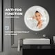 image 5 of kleankin Illuminated Bathroom Mirror with LED Lights, Defogging Film
