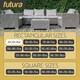 image 5 of Futura Rectangular 125x63x74cm Waterproof Garden Furniture Cover 600D | Black | Black | 125x63x74cm | 1