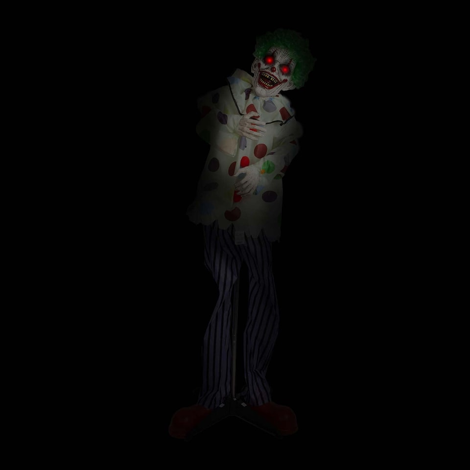 image 1 of vfm-estore Halloween Animated Clown Ghost Decoration 36 inch