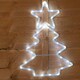 image 2 of ValueLights Christmas Tree White Outdoor Decorative Light
